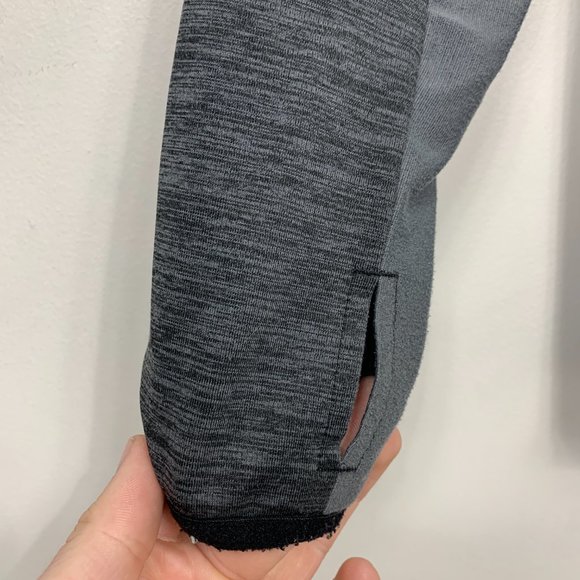 LL Bean 1/4 Zip Baselayer Gray Thin Jacket Sweater - Picture 3 of 6